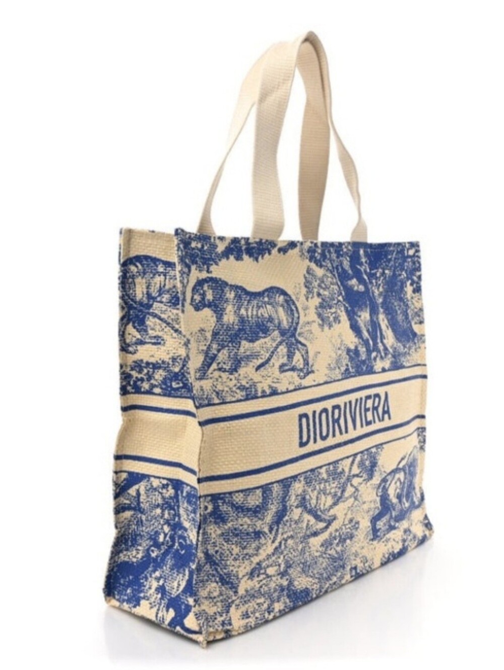 Dior Woven Canvas Tote - Picture 10 of 10